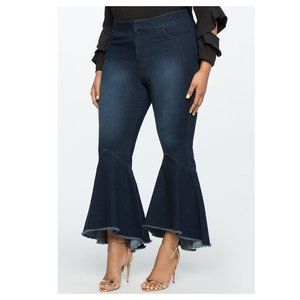 Eloquii Drama Ruffle Jean